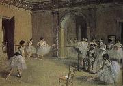 Edgar Degas Opera-s dry running hall oil painting artist